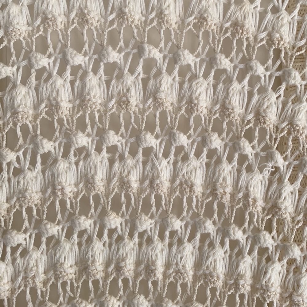 Coat Length Crotchet Sweater - Picture 8 of 10